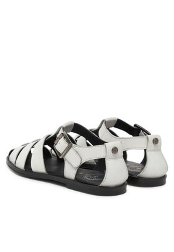 Beverly Hills Polo Club Sandały WI32-SL-64702-01 Biały. Kolor: biały. Materiał: skóra