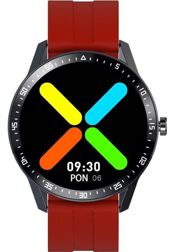 Smartwatch Gino Rossi SW018-4 Czerwony (SW018-4). Rodzaj zegarka: smartwatch. Kolor: czerwony