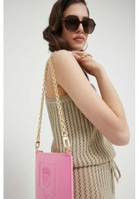 Chiara Ferragni torebka kolor różowy. Kolor: różowy. Rodzaj torebki: na ramię #6
