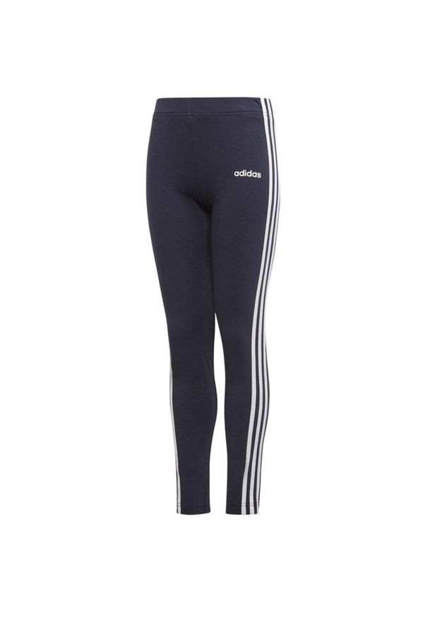 Adidas - Legginsy dla dzieci adidas Essentials 3S Tight granatowe EH6164. Kolor: niebieski