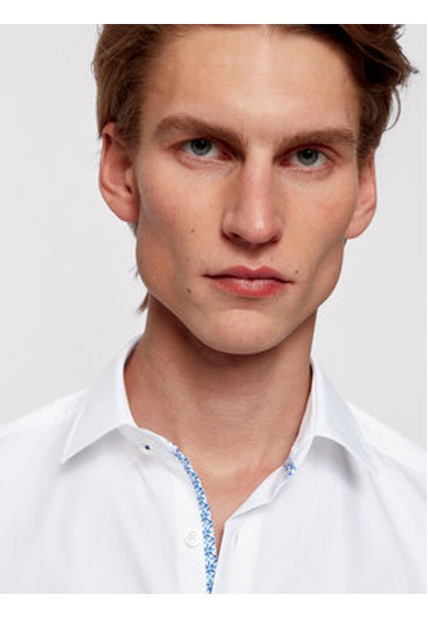 BOSS - Boss Koszula Jesse 50451092 Biały Slim Fit. Kolor: biały. Materiał: bawełna