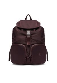 Plecak Calvin Klein. Kolor: czerwony. Materiał: nylon