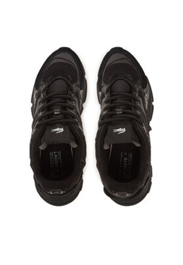 Lacoste Sneakersy L003 7-49SMA0003 Czarny. Kolor: czarny. Materiał: materiał