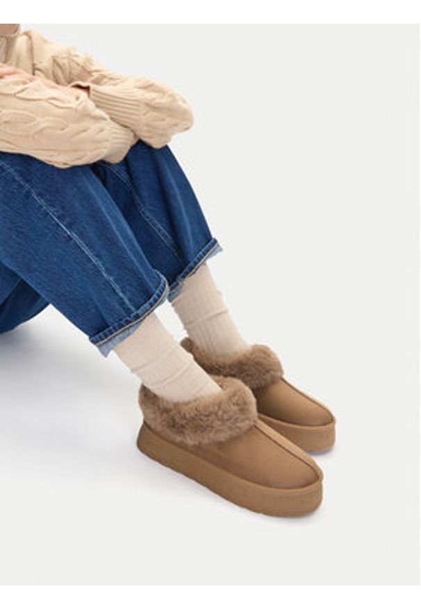 Jenny - JENNY Śniegowce CEO-WSX23-09 Beżowy. Kolor: beżowy. Materiał: materiał