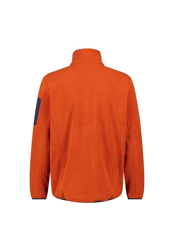 Bluza męska turystyczna CMP 38H2237. Okazja: na co dzień. Kolor: pomarańczowy. Styl: sportowy, casual. Sport: turystyka piesza