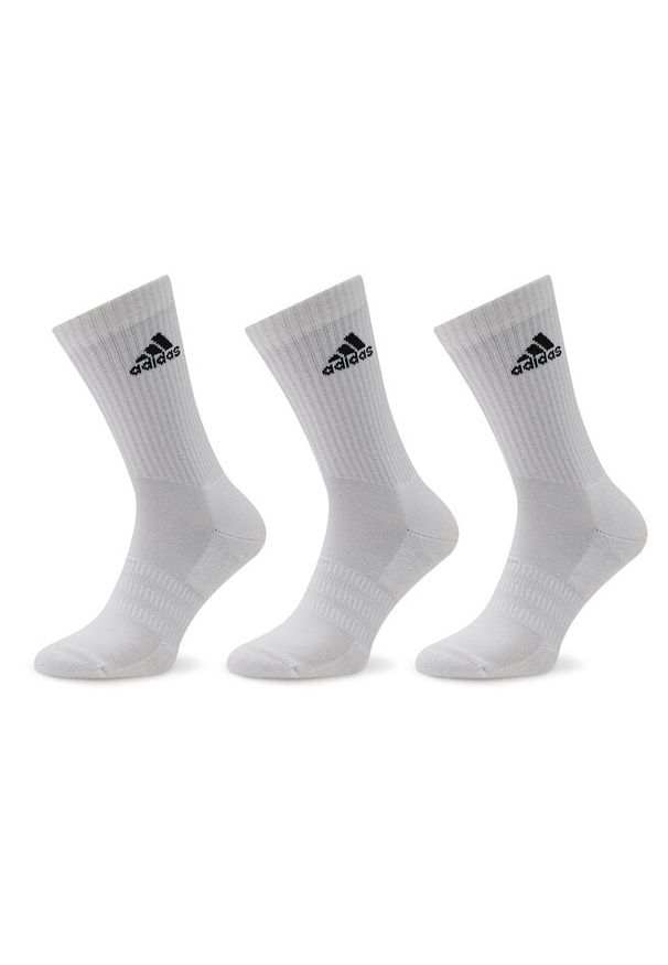 Adidas - Zestaw 3 par wysokich skarpet unisex adidas. Kolor: biały
