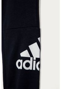 Adidas - adidas - Spodnie dziecięce 104-176 cm. Okazja: na co dzień. Kolor: niebieski. Materiał: bawełna, poliester, dzianina, wiskoza. Wzór: nadruk. Styl: casual #3