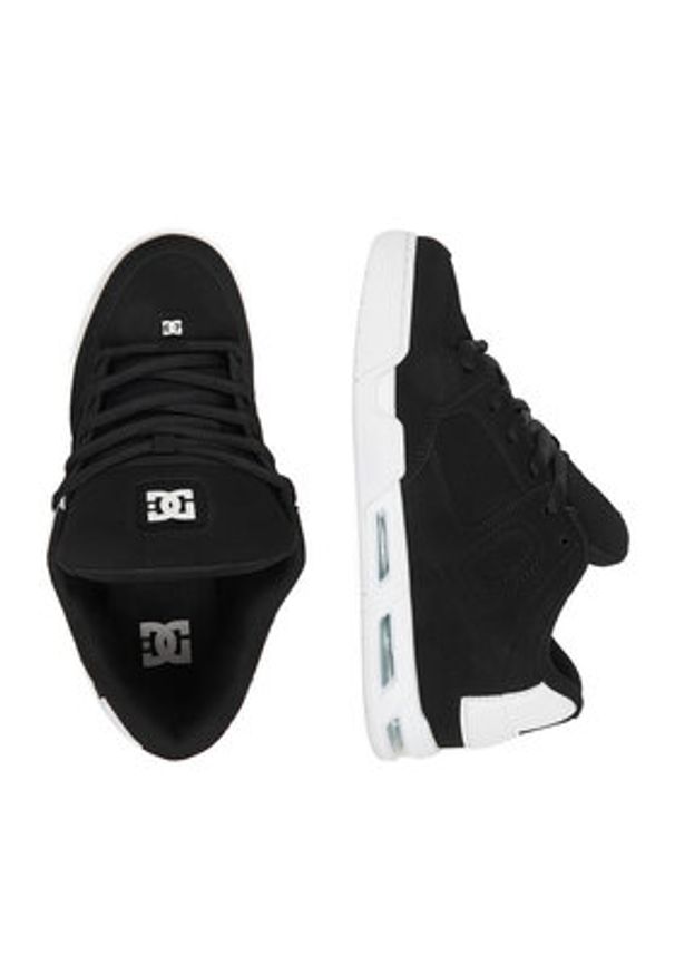 DC Shoes Sneakersy EO-DC COMMAND DC02744003 Czarny. Kolor: czarny. Materiał: skóra, nubuk