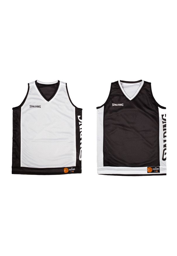 SPALDING - Koszulka koszykarska Spalding Reversible Tanktop Dwustronna. Kolor: wielokolorowy, biały, czarny