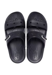 Crocs klapki Classic czarne 206761 001. Kolor: czarny