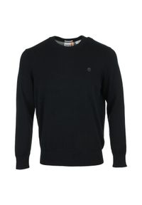 Timberland - Sweter Williams River Rozmiar S Czarny - TB0A2BMMX65. Kolor: czarny. Materiał: bawełna. Wzór: aplikacja #1