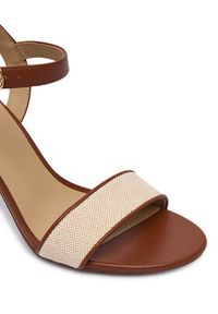 Lauren Ralph Lauren - LAUREN RALPH LAUREN Sandały 802P10643003 Brązowy. Kolor: brązowy. Materiał: skóra #4