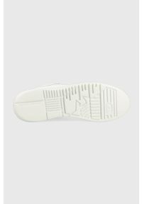 Emporio Armani sneakersy skórzane X4X264.XN190.A222 kolor biały. Nosek buta: okrągły. Zapięcie: sznurówki. Kolor: biały. Materiał: skóra #3