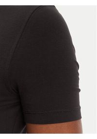 Versace Jeans Couture T-Shirt 80HAHE01 CJ02E Czarny Slim Fit. Kolor: czarny. Materiał: bawełna #5