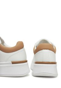 TOMMY HILFIGER - Tommy Hilfiger Sneakersy Low Cut Lace-Up T3A9-33751-1355 S Biały. Kolor: biały. Materiał: skóra, skóra ekologiczna #7