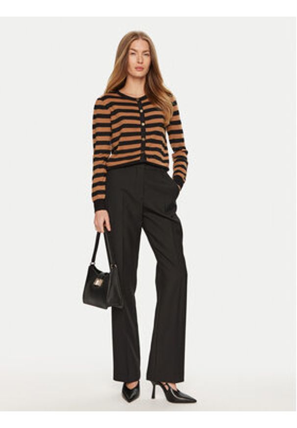 Artigli Kardigan ACMA000389 Czarny Regular Fit. Kolor: czarny. Materiał: wiskoza