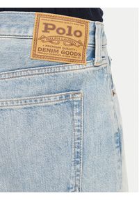 Polo Ralph Lauren Szorty jeansowe 211A12959001 Niebieski jasny Straight Fit. Kolor: niebieski. Materiał: bawełna #4