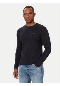 Guess Longsleeve M6YI28 K3733 Granatowy Regular Fit. Kolor: niebieski. Materiał: bawełna. Długość rękawa: długi rękaw #1