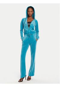 Juicy Couture Bluza Madison JCWA122001 Niebieski Slim Fit. Kolor: niebieski. Materiał: syntetyk