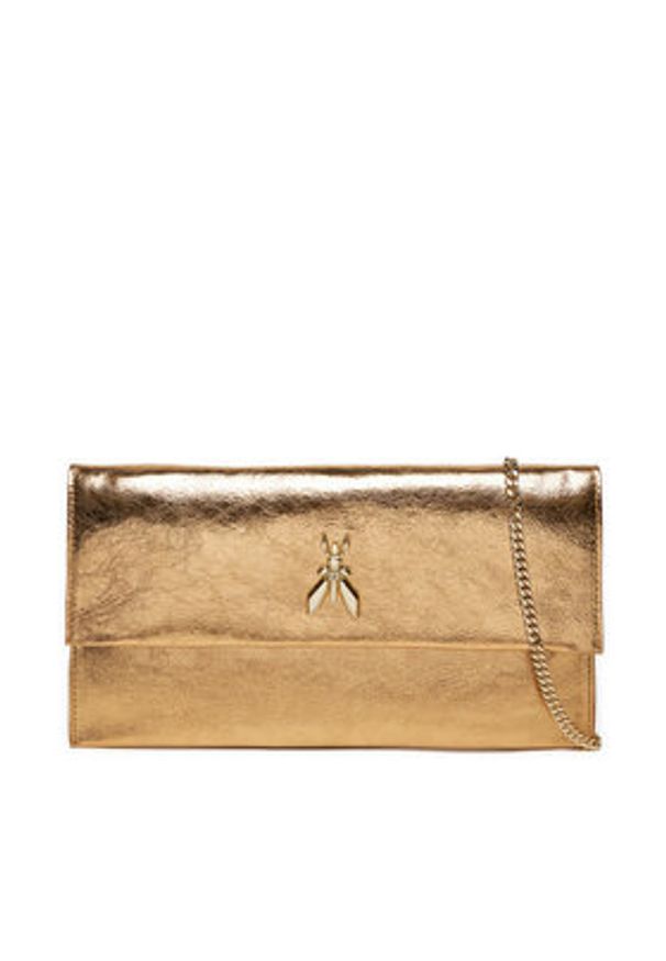 Patrizia Pepe Torebka CB5460/L041 Złoty. Kolor: złoty. Materiał: skórzane