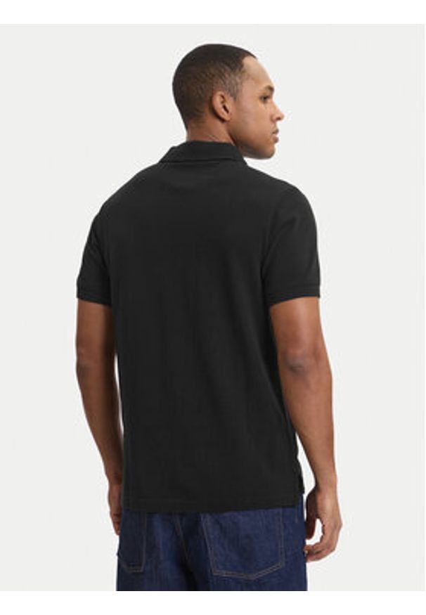 Tommy Jeans Polo DM0DM22711 Czarny Regular Fit. Typ kołnierza: polo. Kolor: czarny. Materiał: bawełna