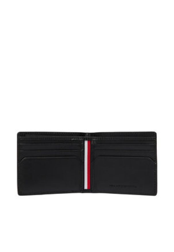 TOMMY HILFIGER - Tommy Hilfiger Portfel Th Central Mini Cc Wallet AM0AM14495 Czarny. Kolor: czarny. Materiał: skóra