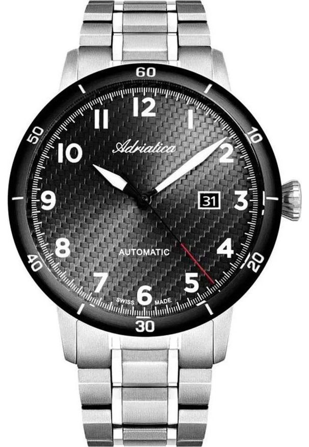 Zegarek męski Adriatica A8383.4126A srebrny. Kolor: srebrny