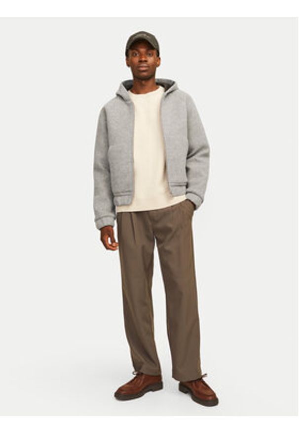 Jack & Jones Bluza Terrain 12267133 Szary Regular Fit. Kolor: szary. Materiał: syntetyk