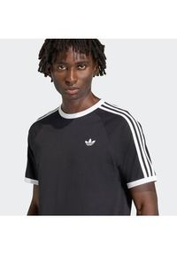 Adidas - adidas T-Shirt 3-Stripes KE3538 Czarny Regular Fit. Kolor: czarny. Materiał: bawełna #3