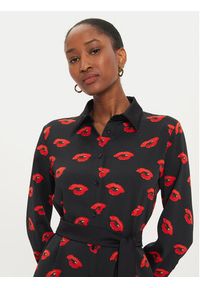 Marella Sukienka koszulowa Ramona 2423226133 Czarny Regular Fit. Kolor: czarny. Materiał: syntetyk. Typ sukienki: koszulowe #3