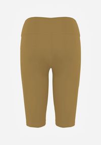 Born2be - Zielone Szorty Kolarki z Wysokim Stanem i Modelującym Pasem Toadgrass. Stan: podwyższony. Kolor: zielony. Styl: elegancki #6