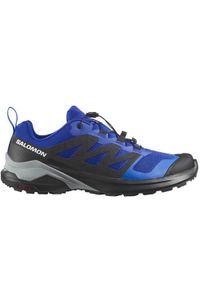salomon - Buty do biegania męskie Salomon X-adventure. Kolor: niebieski, wielokolorowy. Materiał: syntetyk, materiał. Szerokość cholewki: normalna. Sport: bieganie