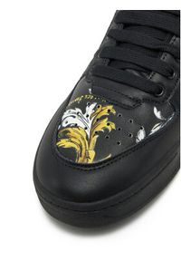Versace Jeans Couture Sneakersy 78YA3SD4 Czarny. Kolor: czarny. Materiał: skóra #5