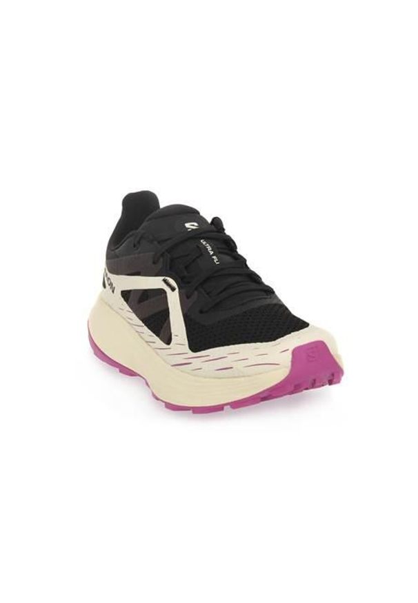 salomon - Buty do biegania damskie Salomon Ultra Flow. Kolor: wielokolorowy. Materiał: materiał, syntetyk. Szerokość cholewki: normalna