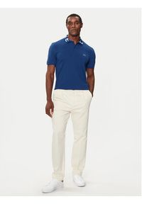 Lacoste Polo PH7495 Niebieski Slim Fit. Typ kołnierza: polo. Kolor: niebieski. Materiał: bawełna #5