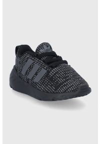 adidas Originals Buty dziecięce Swift Run 22 El I GW8167 kolor czarny. Nosek buta: okrągły. Zapięcie: sznurówki. Kolor: czarny. Materiał: guma. Sport: bieganie #4