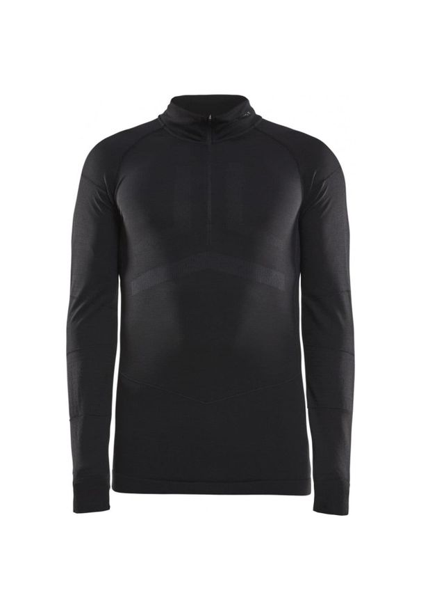 Koszulka 1/4 z długim rękawem Craft Active Intensity. Kolor: czarny. Długość rękawa: długi rękaw. Długość: długie. Sezon: zima. Sport: outdoor, bieganie