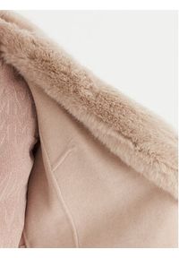 Marciano Guess Płaszcz wełniany 5BGL46 7125A Beżowy Regular Fit. Kolor: beżowy. Materiał: wełna #6