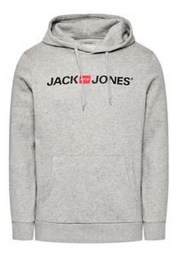 Jack & Jones - Jack&Jones Bluza Corp Old Logo 12137054 Szary Regular Fit. Kolor: szary. Materiał: bawełna