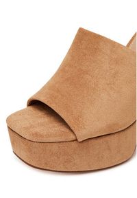 DeeZee Klapki F7979-1 Beżowy. Kolor: beżowy. Materiał: materiał #7