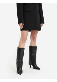 Eva Minge Botki EO-DULCE-GLC8537C-8.5-722-2 Czarny. Kolor: czarny. Materiał: skóra #8