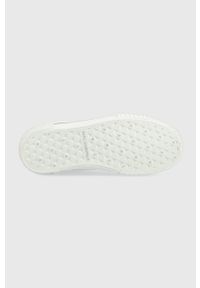 Karl Lagerfeld tenisówki skórzane KAMPUS II KL96208.011 damskie kolor biały. Nosek buta: okrągły. Zapięcie: sznurówki. Kolor: biały. Materiał: skóra #4