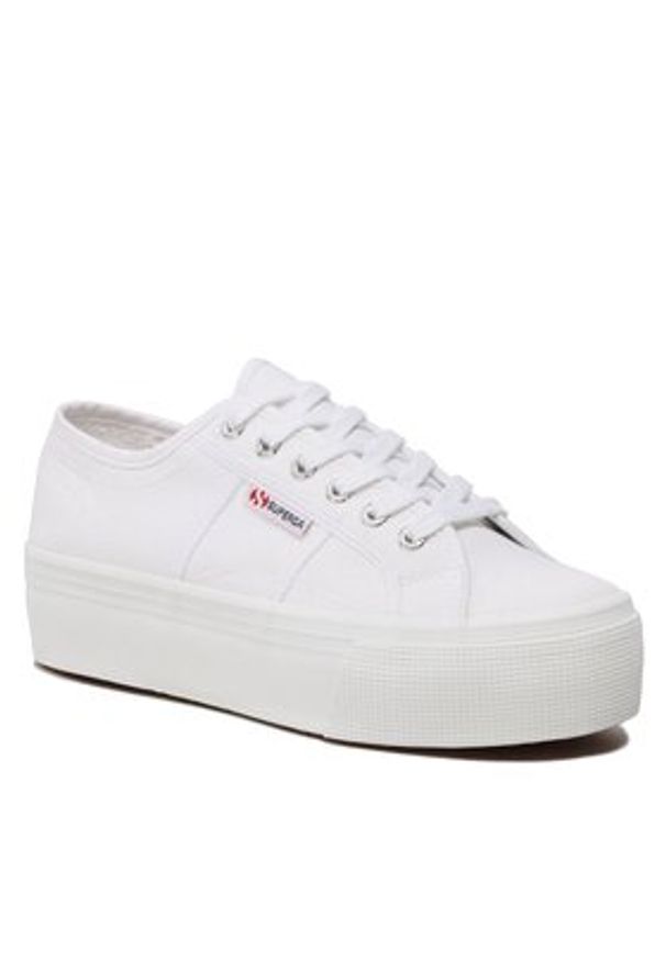 Superga Tenisówki 2790 Cotw Linea Up And Down S9111LW Biały. Kolor: biały. Materiał: materiał