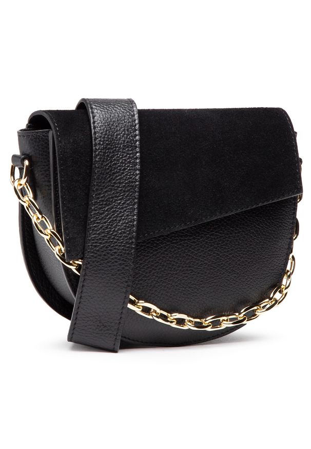 Torebka Creole - S10420 Czarny. Kolor: czarny. Materiał: zamszowe, skórzane. Styl: klasyczny