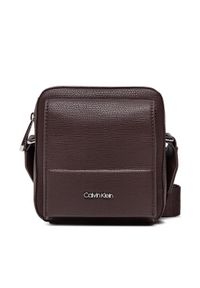 Calvin Klein Saszetka Minimalism Cube Reporter K50K509558 Brązowy. Kolor: brązowy. Materiał: skóra #1