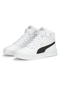 Buty do chodzenia damskie Puma Carina 20 Mid. Zapięcie: sznurówki. Kolor: wielokolorowy. Materiał: materiał, syntetyk. Szerokość cholewki: normalna. Sport: turystyka piesza