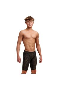 FUNKY TRUNKS - Kąpielówki spodenki na basen chłopięce Funky Trunks Jammers. Kolor: czarny, brązowy, wielokolorowy