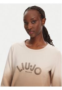 Liu Jo Sport Bluza TA5114 FS090 Beżowy Regular Fit. Kolor: beżowy. Materiał: bawełna. Styl: sportowy #4
