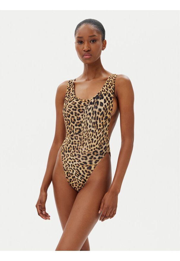 NORMA KAMALI Strój kąpielowy Marissa KK324XPL029656 Brązowy. Kolor: brązowy. Materiał: syntetyk