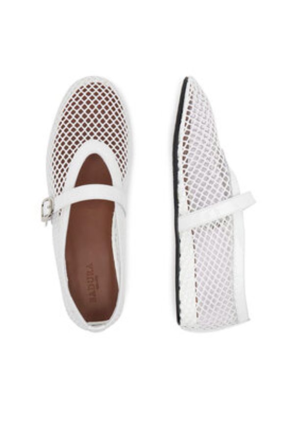 Badura Baleriny MIMOSA-SLT-24067P-52 Biały. Kolor: biały. Materiał: materiał